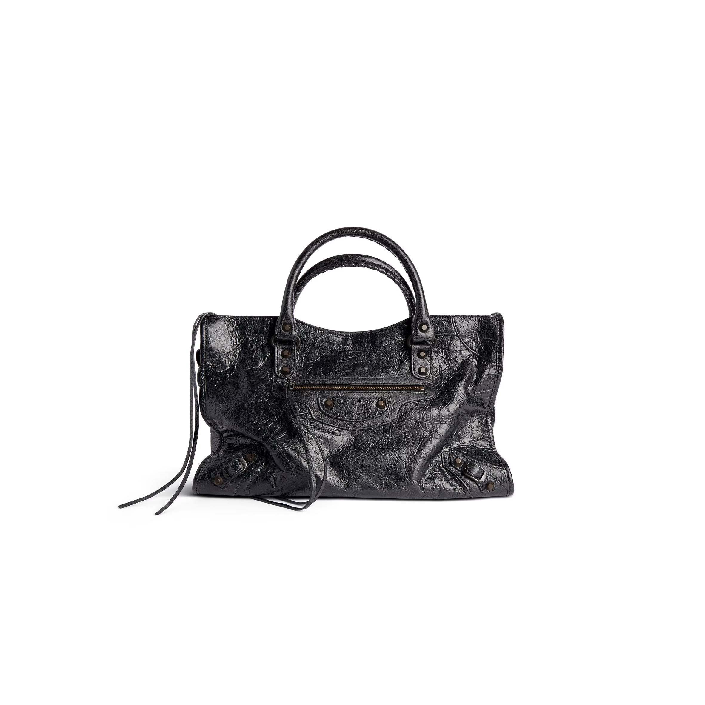 BALENCIAGA WOMEN'S LE CITY BAG MEDIUM IN BLACK 7977862ABEK1000 (37*23.4*14.9cm)